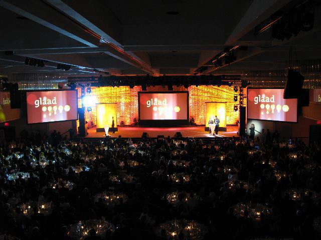 Photo 1 in '20th Annual GLAAD Media Awards' gallery showcasing lighting design by Mike Baldassari of Mike-O-Matic Industries LLC